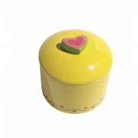 Boite Coeur Rose 6x5.5cm