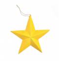 Grande étoile jaune 13cm