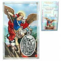 Display 100 Médailles St Michel + Image / Texte