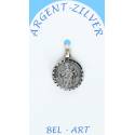 Médaille Argent - Scapulaire - 14 mm