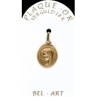 Médaille plaqué-or - Vierge