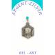 Médaille Argent - Vierge - 13 X 16 mm