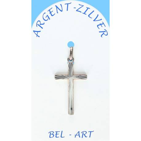 Croix Argent 24 mm