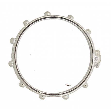 Ring-Tientje - 21 mm - Met Vernikkeld 
