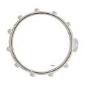 Ring-Tientje - 21 mm - Met Vernikkeld 