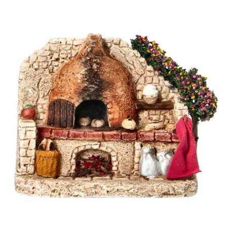 Décor pour santons de Provence Fournil - 12x6x11 cm