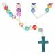 Rozenkrans op kooord Fimo 