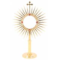 Ostensoire doré - H 28 cm