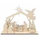 Crèche en bois à monter