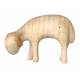 Mouton broutant : crèche de Noël en bois Aram voor 10 cm
