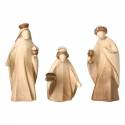 Rois Mages : crèche de Noël en bois Aram 10 cm (3 pièces)