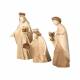 Rois Mages : crèche de Noël en bois Aram 10 cm (3 pièces)