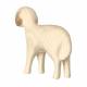 Staande schaap in houtsnijwerk Aram voor 10 cm 