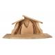 Etable vide en bois pour crèche de Noël 48 x 22 x 22 cm
