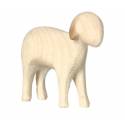 Staande schaap in houtsnijwerk Aram voor 10 cm 