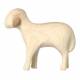 Mouton debout : crèche de Noël en bois Aram pour 10 cm
