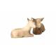 Ane et boeuf : crèche de Noël en bois Aram 10 cm (2 pièces)