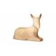 Ane et boeuf : crèche de Noël en bois Aram 10 cm (2 pièces)