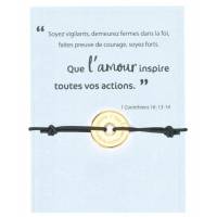 Armband "Parole de vie" Amour 