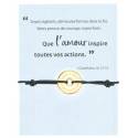 Armband "Parole de vie" Amour 