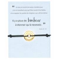 Armband "Parole de vie" Bonheur 