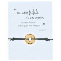 Armband "Parole de vie" Ami fidèle 
