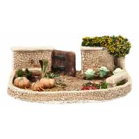 Décor pour santons de Provence Potager - 16x14x7 cm