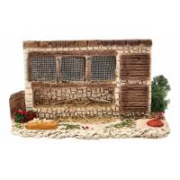 Decor voor santons de Provence Konijnenhok 15 x 8 cm 
