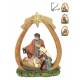 Nativité colorée (12x9x3 cm)