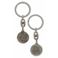 Porte-Clefs - St Christophe / Kom goed thuis - 23 mm