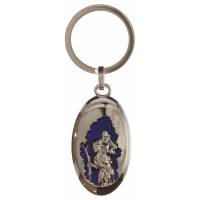 Porte-Clefs - St Christophe 44 X 26 mm - Email Bleu
