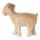 Chèvre : crèche de Noël en bois Aram pour 10 cm