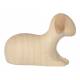Mouton couché : crèche de Noël en bois Aram pour 10 cm