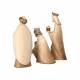 Houten kerststal Aram 10 cm: Drie koningen 