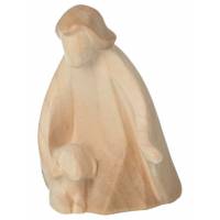Crèche de Noël en bois Aram : berger à genoux