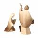 Crèche de Noël moderne en bois Aram : Sainte Famille