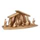 Crèche de Noël moderne en bois Aram - 10 cm
