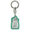 Porte-Clefs - St Christophe Email vert