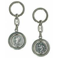 Porte-Clefs Tournant St Padre Pio / St Christophe