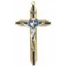 Sint-Benedictuskruis - 12 cm - Met verguld 