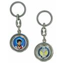 Porte-Clefs Tournant Carlo Acutis 21 mm Met Agté