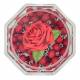 Chapelet Sainte Rita Pétale de rose 6 mm avec boîte