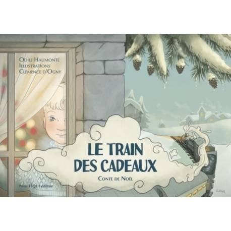 Le train des cadeaux - conte de Noel