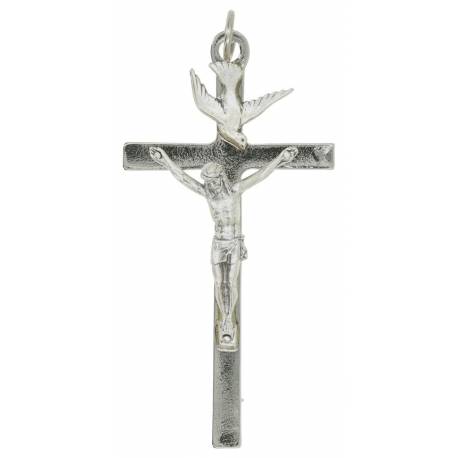 Croix St Esprit - 8.5 X 4.5 cm - Métal Nickelé