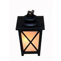 Accessoire crèche lanterne verre blanc 3x2,5x4cm