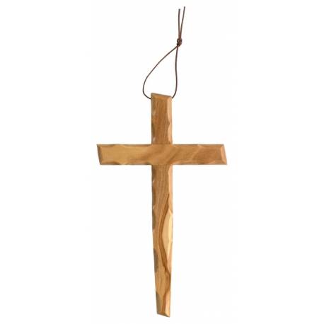 Croix Murale - 17 cm - Bois d'Olivier