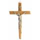 Croix Murale - 17 cm - Bois d'olivier