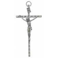 Kruisbeeld - 11 cm - Metaal Vernikkeld 
