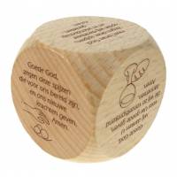 Dobbelsteen Tafelgebeden Nederlands 