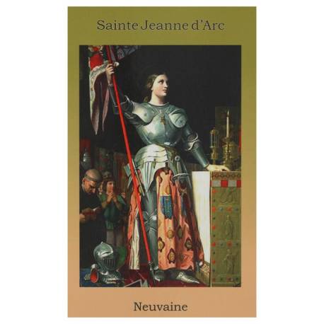 Livret - Neuvaine à Sainte Jeanne d'Arc